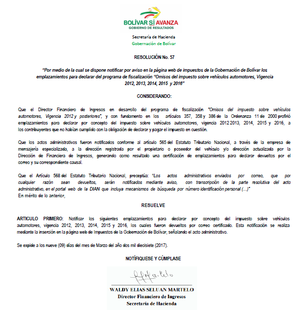 Notificacion web
